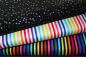 Mobile Preview: Designer- Baumwollstoff Be Colourful White Rainbow (10 cm)